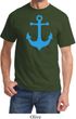 Mens Sailing Shirt Blue Anchor Tee T-Shirt