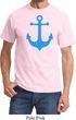 Mens Sailing Shirt Blue Anchor Tee T-Shirt