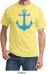 Mens Sailing Shirt Blue Anchor Tee T-Shirt