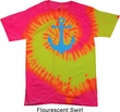 Mens Sailing Shirt Blue Anchor Tie Dye Tee T-shirt