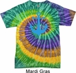 Mens Sailing Shirt Blue Anchor Tie Dye Tee T-shirt