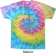 Mens Sailing Shirt Blue Anchor Tie Dye Tee T-shirt