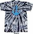 Mens Sailing Shirt Blue Anchor Twist Tie Dye Tee T-shirt