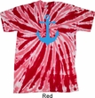 Mens Sailing Shirt Blue Anchor Twist Tie Dye Tee T-shirt