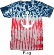 Mens Sailing Shirt White Anchor Patriotic Tie Dye Tee T-shirt