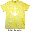 Mens Sailing Shirt White Anchor Spider Tie Dye Tee T-shirt