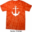 Mens Sailing Shirt White Anchor Spider Tie Dye Tee T-shirt
