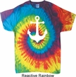 Mens Sailing Shirt White Anchor Tie Dye Tee T-shirt