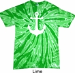 Mens Sailing Shirt White Anchor Twist Tie Dye Tee T-shirt