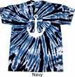Mens Sailing Shirt White Anchor Twist Tie Dye Tee T-shirt