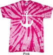 Mens Sailing Shirt White Anchor Twist Tie Dye Tee T-shirt