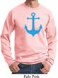 Mens Sailing Sweatshirt Blue Anchor Sweat Shirt