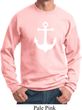 Mens Sailing Sweatshirt White Anchor Sweat Shirt