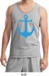 Mens Sailing Tanktop Blue Anchor Tank Top