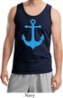 Mens Sailing Tanktop Blue Anchor Tank Top