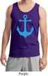 Mens Sailing Tanktop Blue Anchor Tank Top