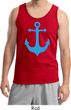 Mens Sailing Tanktop Blue Anchor Tank Top