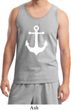Mens Sailing Tanktop White Anchor Tank Top