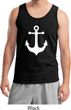 Mens Sailing Tanktop White Anchor Tank Top