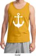 Mens Sailing Tanktop White Anchor Tank Top