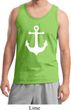 Mens Sailing Tanktop White Anchor Tank Top