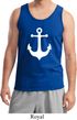 Mens Sailing Tanktop White Anchor Tank Top