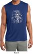 Mens Shirt 3D Ganesha Darks Sleeveless Moisture Wicking Tee