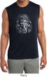 Mens Shirt 3D Ganesha Darks Sleeveless Moisture Wicking Tee