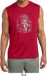 Mens Shirt 3D Ganesha Darks Sleeveless Moisture Wicking Tee