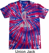 Mens Shirt 50 Years Cobra Union Jack Patriotic Tie Dye Tee T-shirt