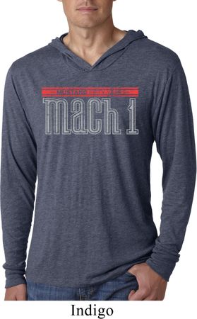 Mens Shirt 50 Years Mach 1 Lightweight Hoodie Tee T-Shirt