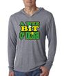 Mens Shirt A Wee Bit Irish Shamrock Lightweight Hoodie Tee T-Shirt