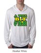 Mens Shirt A Wee Bit Irish Shamrock Lightweight Hoodie Tee T-Shirt