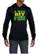 Mens Shirt A Wee Bit Irish Shamrock Lightweight Hoodie Tee T-Shirt