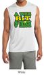 Mens Shirt A Wee Bit Irish Shamrock Sleeveless Moisture Wicking Tee