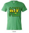 Mens Shirt A Wee Bit Irish Shamrock Ti Blend V-neck Tee T-Shirt