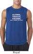 Mens Shirt Alcohol Tobacco Firearms ATF Sleeveless Tee T-Shirt