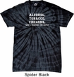 Mens Shirt Alcohol Tobacco Firearms ATF Spider Tie Dye Tee T-shirt