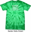 Mens Shirt Alcohol Tobacco Firearms ATF Spider Tie Dye Tee T-shirt