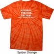 Mens Shirt Alcohol Tobacco Firearms ATF Spider Tie Dye Tee T-shirt