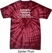 Mens Shirt Alcohol Tobacco Firearms ATF Spider Tie Dye Tee T-shirt