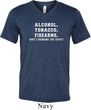 Mens Shirt Alcohol Tobacco Firearms ATF Tri Blend V-neck Tee