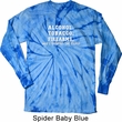 Mens Shirt Alcohol Tobacco Firearms Long Sleeve Tie Dye Tee T-shirt
