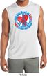 Mens Shirt All You Need is Love Sleeveless Moisture Wicking T-Shirt