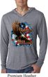 Mens Shirt American By Birth Lightweight Hoodie Tee T-Shirt