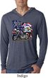 Mens Shirt American Pride Motorcycle Lightweight Hoodie Tee T-Shirt