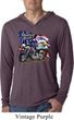 Mens Shirt American Pride Motorcycle Lightweight Hoodie Tee T-Shirt