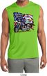 Mens Shirt American Pride Motorcycle Sleeveless Moisture Wicking Tee