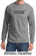 Mens Shirt Awesome Cubed Long Sleeve Tee T-Shirt