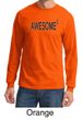Mens Shirt Awesome Cubed Long Sleeve Tee T-Shirt